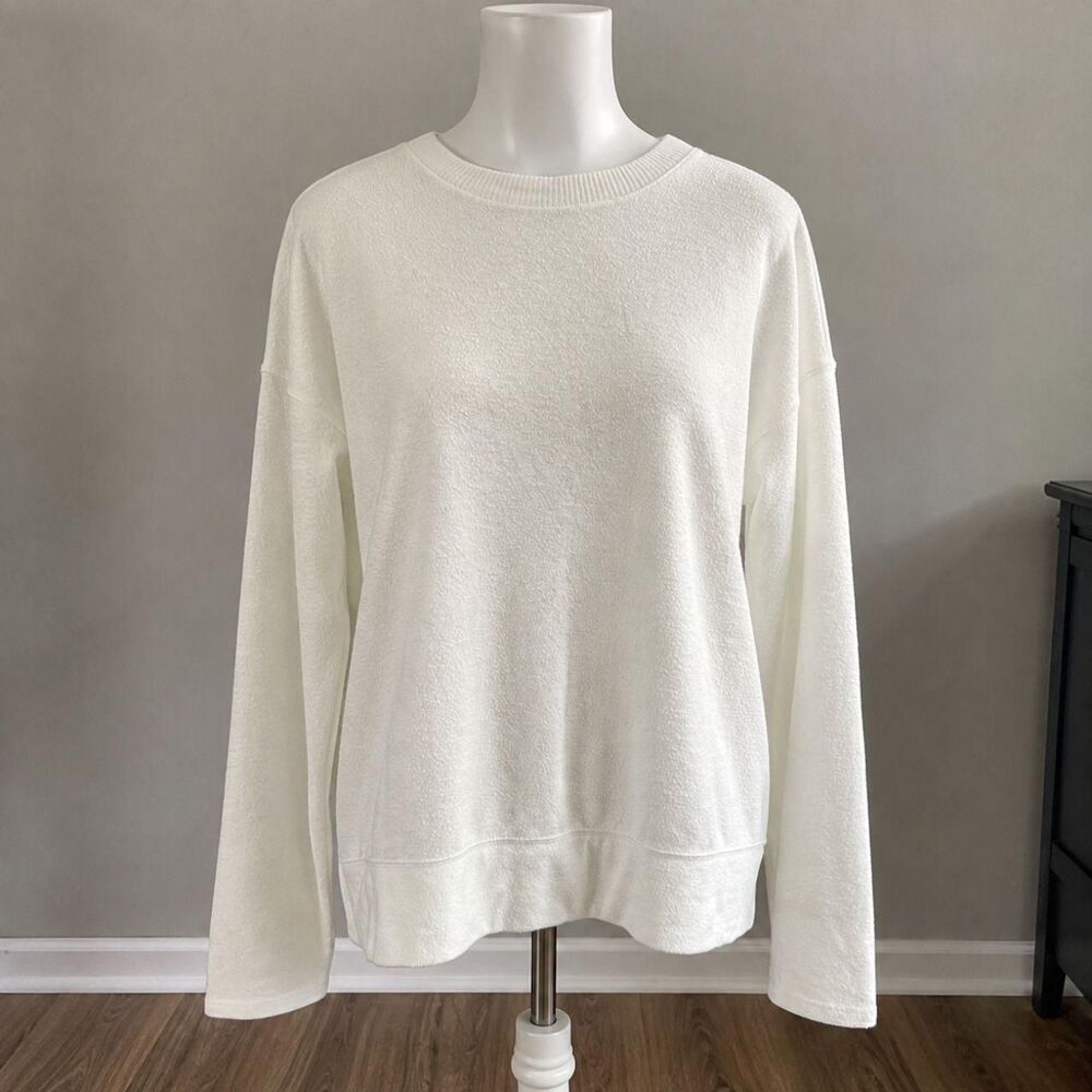 Lucky-brand Women's White and Cream Jumper